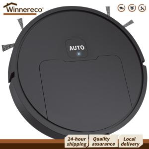 【Free Shipping】 Smart Robotic Vacuum Cleaner 1000Pa Suction Automatic Sweeping USB Rechargeable for Hard Floors and Carpets