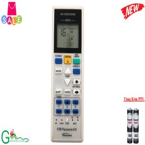 Remote Điều khiển từ xa điều hòa Panasonic 1 chiều và 2 chiều Inveter dành cho các dòng Panasonic CU/CS- 9000BTU 12000BTU 18000BTU-Hàng mới 100%-Chất lượng tốt-Tặng kèm PIN