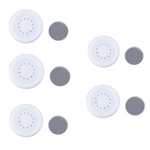 5ชุดตะขอแม่เหล็กตะขอติดผนังอเนกประสงค์กันสูญหายสติ๊กเกอร์ตู้เย็นรีโมทคอนโทรลตะขอออแกไนเซอร์จัดเก็บ