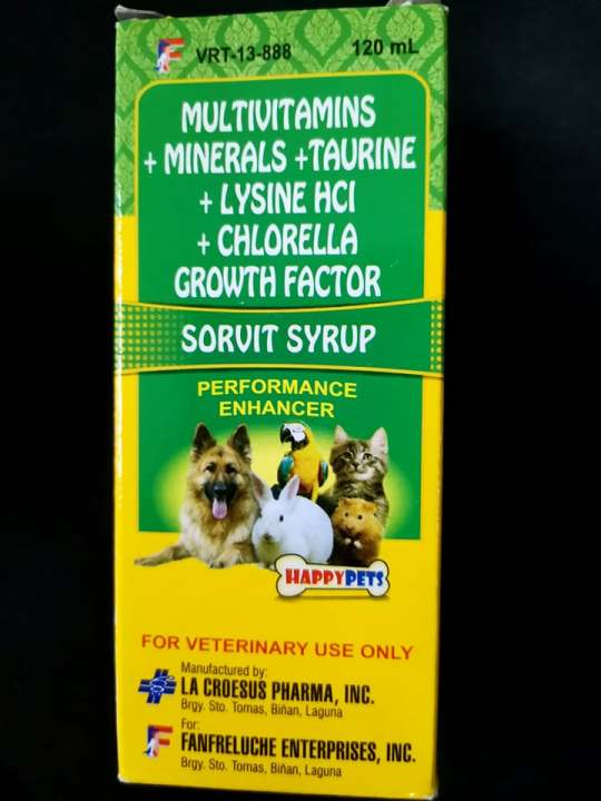 Sorvit Vitamins Syrup for Dogs, Cats, Birds, Rabbits, Hamsters
