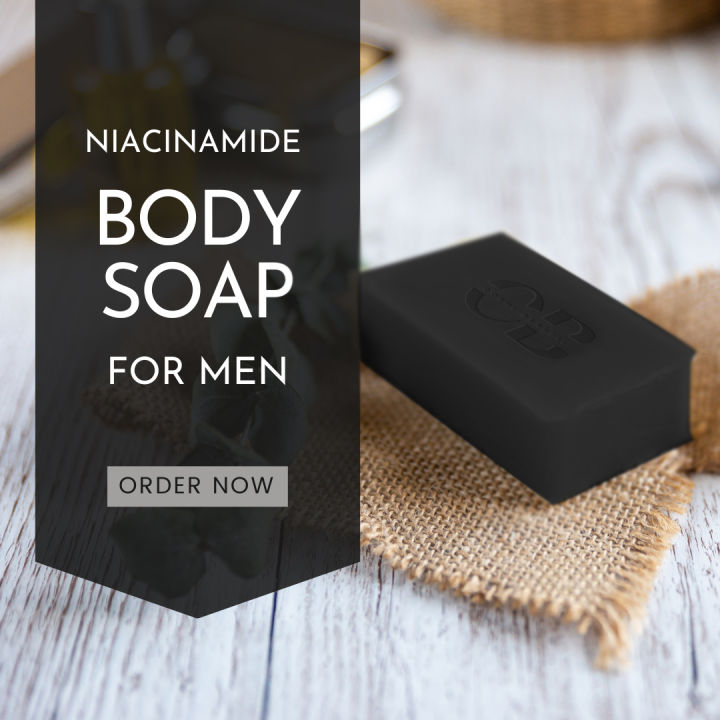 CB NIACINAMIDE SOAP WITH 10X WHITENING FOR MEN All Skin Types