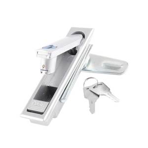 Kunci Panel / Handle Panel MS-712 / MS712 Push Lock Silver Doff 150 x 38mm