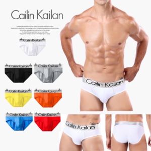 กางเกงในชาย Cailin Bailan ทรง brief เนื้อผ้า cotton มี10สี