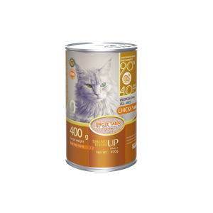 Makanan Dalam Tin Kucing 400g*1pc Makanan Kucing Basah 3 Perisa untuk Dipilih