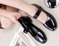 Ama Fashion Classic Black Patent Mary Jane Flats 116L. 