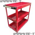 Heavyduty Utility Cart with 3 Layers, Rolling Tool Cart on Wheels, 400lbs Load Capacity. 