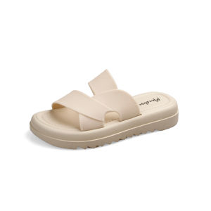 LALA Wedge Summer Outdoor Flipflops Sandals Thick Soled Slipper for Women