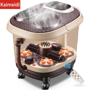 Máy ngâm chân mát xa chân máy massage hiệu KAIMEIDI mát xa bàn chân tự động thêm nhiệt máy mát xa điện