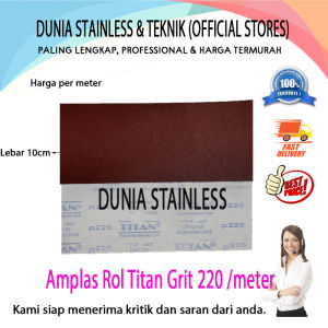 Amplas Rol Grit 220 /m (TITAN) pengampelas