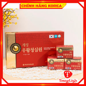 An cung ngưu hoàng hoàn Nonghyup thượng hạng hộp 10 viên - Phòng đột khụy tai biến tiền đình - tranglinh