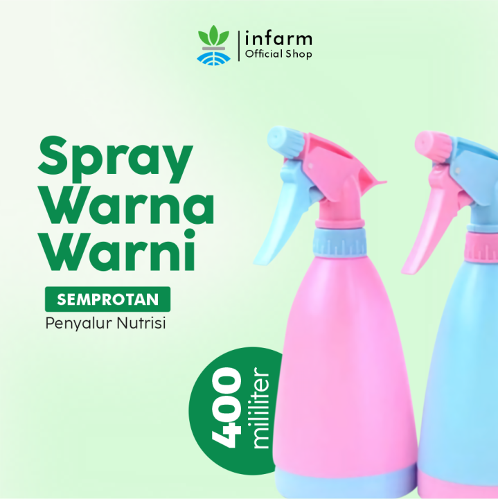 Infarm Botol Spray Warna Warni 400 ML | Lazada Indonesia