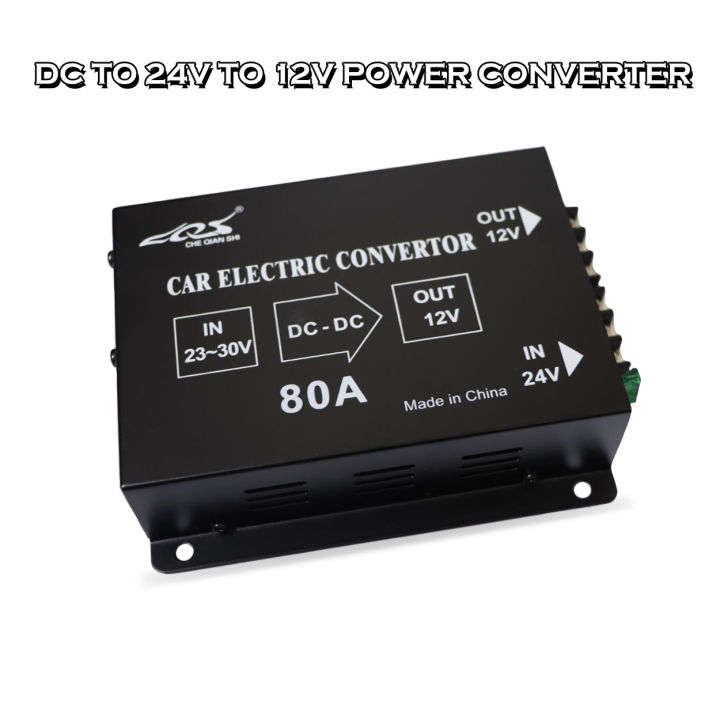 Car DC 24V to 12V 80A Power Supply Voltage Step Down Transformer ...