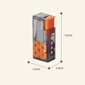 Portable Dental Floss Box With Press Type Automatic Pop-up Dental Floss Storage Box Home Outdoor Tools