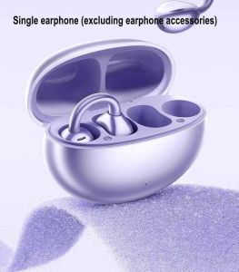 Wireless Bluetooth Headphones and 1 Pair Diamond Ear Clip Noise Reduction Waterproof Earphone