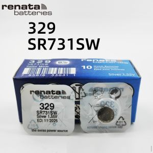 Pin đồng hồ đeo tay 1.55V Thụy Sỹ 329/SR731SW - Vỉ 1 Viên