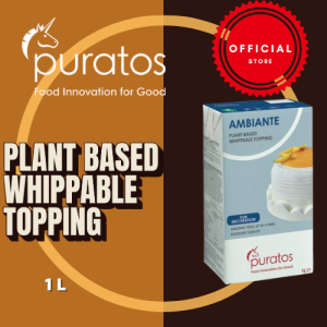 PURATOS AMBIANTE PLANT-BASED WHIPPING CREAM 1 LITER - Dairy-Free Vegan High-Volume Whip