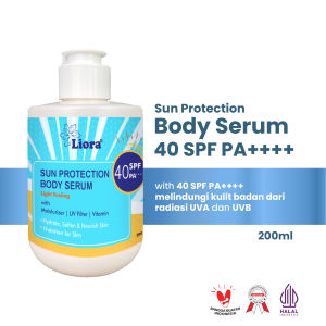 Liora Sun Protection Body Serum SPF 40 PA++++ 200 ML | SUNSCREEN Badan Anti UV Perlindungan Maksimal