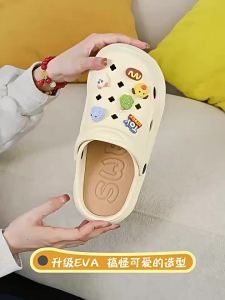[Free Shipping] New Cartoon Clogs With Thick Soles For Outdoor Wear Summer Fashion WomenS Platform High-Heeled Sandals