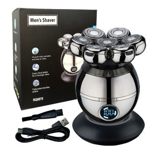Lưỡi Dao Nổi 5 TRONG 1 7D Máy Cạo Râu Chạy Điện Có Đế Sạc Cho Nam Máy Tỉa Râu Clipper Đầu Hói Có Thể Sạc Lại Máy Cạo Râu Chạy Điện 2026