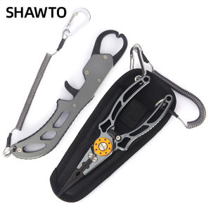 ZEEMIN Shawto Aluminum Alloy Fishing Pliers Grip Set Fishing Tackle Hook Recover Cutter Line Split Ring Fishing Tool Accessories