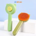 Lược Chải Lông Mèo Có Nút Bấm Gỡ Lông Tiện Lợi Nhỏ Gọn Chăm Sóc Thú Cưng Khỏe Mạnh 20x8,5cm. 