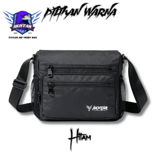 tas selempang slingbag pinggang bahu casual trendy pria wanita distro