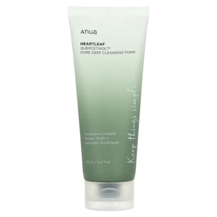 Anua Heartleaf Quercetinol Pore Deep Cleansing Foam 150ml Lazada