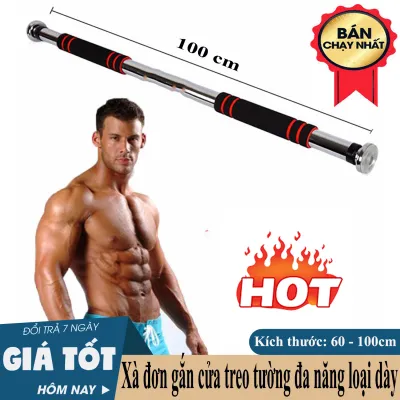 Xà đơn treo tường gắn cửa gắn tường đa năng- Xà đơn treo tường - Xà đơn xà đơn gắn cửa chiều dài có thể thay đổi Thanh tập xà đơn treo tường gắn cửa nhiều cỡ có thể tùy chỉnh phù hợp tập gym tại nhà tăng cơ bắp