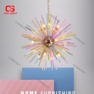 Đèn Chùm Candy Color Nghệ Thuật Cho Phòng Khách