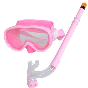 Childrens Snorkeling Set High Clear Anti-fog waterproof Swimming Goggles Diving Goggles Set Diving Mirror Set Respiratory Tube Snorkeling Equipment