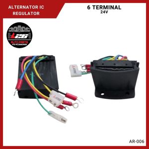 UNIVERSAL ALTERNATOR IC REGULATOR 6T 6TERMINAL 24V AR-006