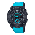 Casio G-Shock(GA-2000-1A2DR)Blue Resin Strap Shock Resistant & Carbon Core 200Meter World Time Watch. 