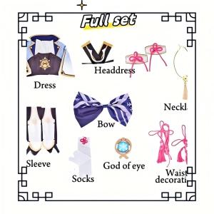 Genshin Impact cos Kamisato Ayaka cos Costume Inazumi Castle Miss Anime Game Suit COD