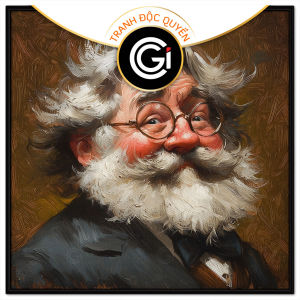Tranh biếm họa chân dung.Tranh treo tườngdán tường nội thất.CGI-1304