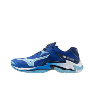 Mizuno Wave Lightning Z8 Professional Low Cut Volleyball Shoes for Men and Women Blue White
