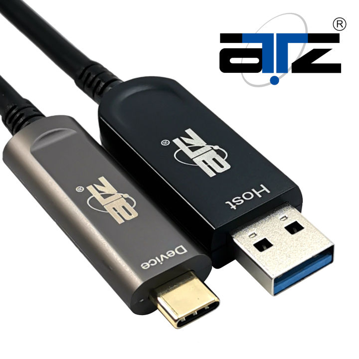 ATZ USB 3.2 Gen 2 Type A to Type C AOC (Data Only) (5m to 50m), Fibre ...