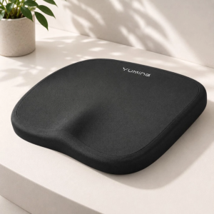 Đệm Ngồi Memory Foam Chữ W Đệm Công Thái Học Êm Ái Giảm Đau Lưng Mông Ghế Ngồi Gọn Gàng