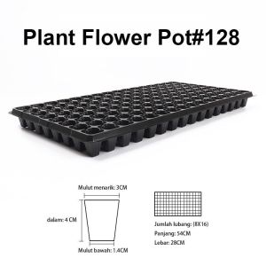 Tray Semai 105 128 200 Lubang Potray 0.8mm Seedling Tray Dulang Benih Berkualitas Tinggi