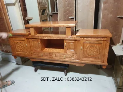 kệ tivi gỗ sồi 1m61m82m2m22m4