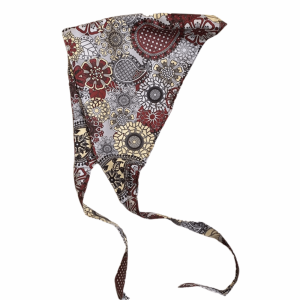 COMEMECO Multicolor Cashew Flower Waist Wrap Stacked Wear Multi-functional Triangular Scarf Stylish Ethnic Style Waist Decoration Women