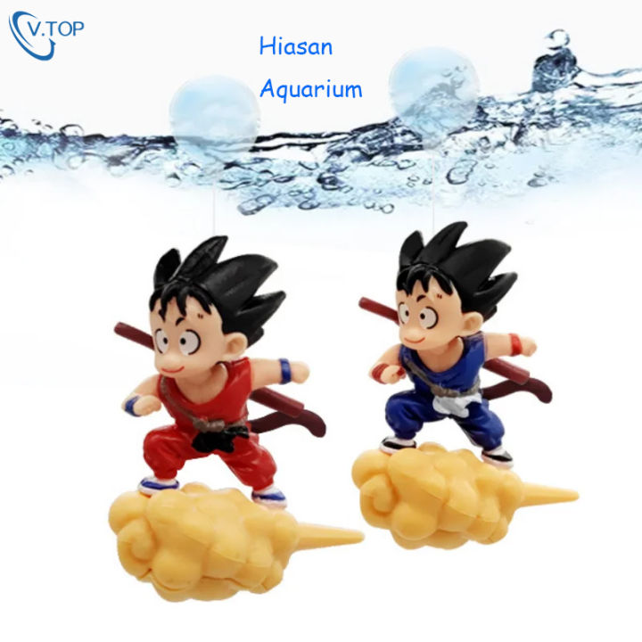 V.TOP Hiasan Aquarium Songoku Melayang, Hiasan Aquarium Dragon Ball