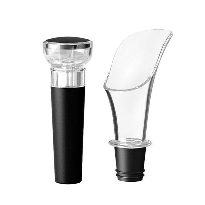 Wine Aerator Pourer Spout Wine Aerator Pourer And Vacuum Stopper Pull