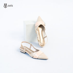SEIS Freya Sepatu Mules Heels Wanita | Slingback Hak 3 cm
