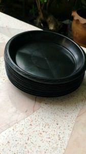 จานรองกระถางต้นไม้ 8 นิ้ว แพ็ค 10 ใบ