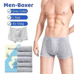 BECORATE 5PCS/Mens Disposable Underwear Portable Travel Business Trip Boxer Briefs Men Underpants