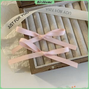 กิ๊บติดผมหน้าม้า ประดับโบว์ กิ๊บติดผมริบบิ้นน่ารัก จํานวน 2 ชิ้น ต่อชุด Hairpins