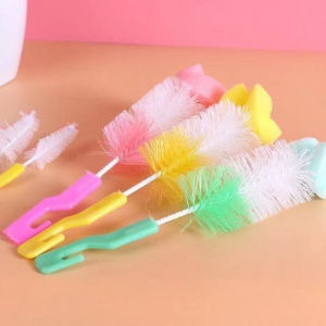 Baby Bottle Brush Sponge Head Cleaning Brush with Sponge Tip Bottle Cleaning Brushes Tube Brush