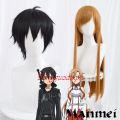 Manmei Anime Sword Art Online Kirito/Yuuki Asuna Cosplay Wig SAO Cos Hair Heat Resistant Synthetic Wigs. 