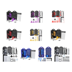 ชุดกล่องเครื่องมือไขควงอเนกประสงค์ที่ครอบคลุมพร้อมบิตหลายบิตสำหรับคอมพิวเตอร์แท็บเล็ตอุปกรณ์เล่นเกมการซ่อมแซมสมาร์ทวอทช์