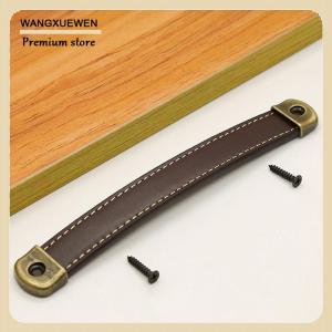 [COD] Furniture Handles Wardrobe Drawer Door Pull Leather Kitchen Cabinet Handles